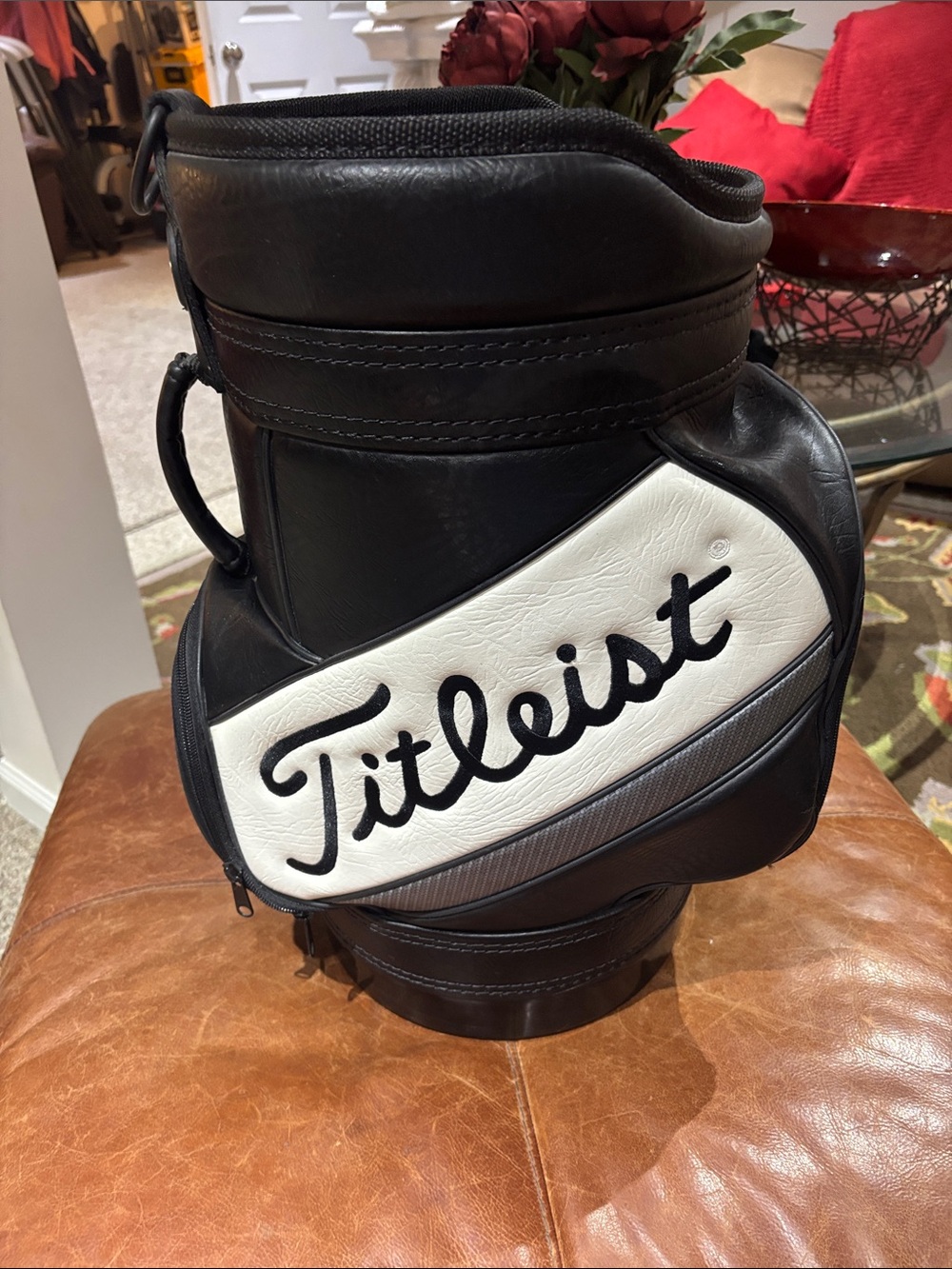 Titleist Black White and Gray Den Caddy Bag
